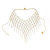 Alloy Full Crystal Rhinestone Mesh Body Chains for Bikini WG36BB6-01-4
