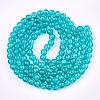 Crackle Glass Beads Strands CCG-Q001-4mm-06-2