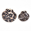 Spray Paint & Electroplate Sea Shell Pendants X-SSHEL-S262-04A-2