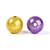 Spray Painted Acrylic Beads MACR-Q154-12mm-01M-01-2
