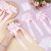 20Pcs Polyester Alligator Hair Clips AJEW-PH0008-59B-4