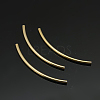 Yellow Gold Filled Curved Tube Beads KK-G150-31-2