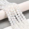 Imitation Jade Glass Beads Stands EGLA-A035-J6mm-B05-2