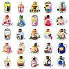 50Pcs Bottle View Theme PVC Waterproof Self-Adhesive Stickers PW-WG87780-01-2