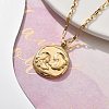 304 Stainless Steel Constellation Pendant Necklaces LS-NJEW-K392-01G-03-2