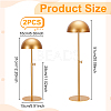 Adjustable Height Iron Hat Display Stands ODIS-WH0086-166B-3