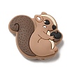 Squirrel Food Grade Eco-Friendly Silicone Focal Beads SIL-Q017-01B-1