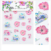 5D Flower/Leaf Watermark Slider Art Stickers MRMJ-S008-084P-1