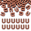Opaque Acrylic European Beads OACR-TAC0019-006U-1