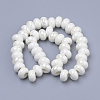 Glazed Porcelain Rondelle Beads PORC-Q219-13x9-F26-2