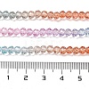 Transparent Painted Glass Beads Strands DGLA-A034-T4mm-A19-3