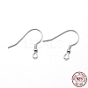 925 Sterling Silver Earring Hook Findings STER-M104-01A-1