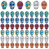 120Pcs 6 Color Electroplated Non-magnetic Synthetic Hematite Bead Strand G-PH0001-71-1