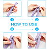 14Pcs Hollow Heart Zinc Alloy Zipper Head Replacement FIND-GF0005-69-6