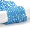 Electroplate Glass Beads Strands EGLA-A035-J4mm-A07-1