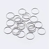 925 Sterling Silver Soldered Closed Jump Rings STER-F036-03P-0.7x5-1