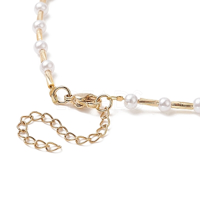 Bead Stretch Bracelets and Beaded Necklace Sets for Women SJEW-JS01275-01-1