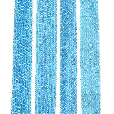 Electroplate Glass Beads Strands EGLA-A044-T6mm-B08-1