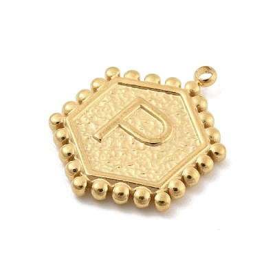 201 Stainless Steel Pendants STAS-R227-01P-G-1