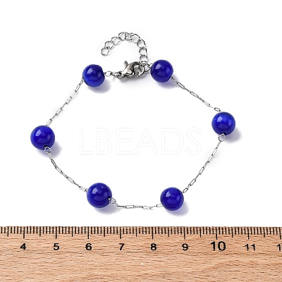 304 Stainless Steel Cable Chain Bracelets BJEW-C094-01P-02-1