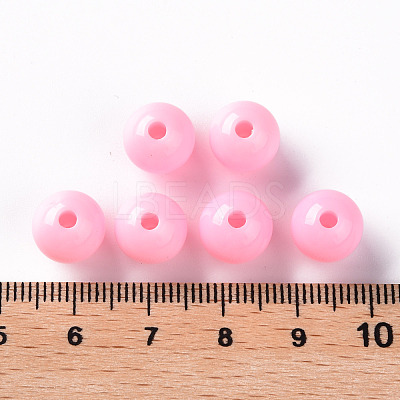Opaque Acrylic Beads MACR-S370-C10mm-A01-1