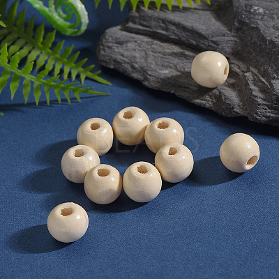 Natural Maple Wood Beads TB12mmY-17-LF-1