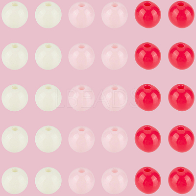 Opaque Acrylic Beads SACR-PA0001-04A-05-1
