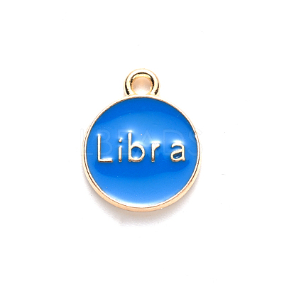 Alloy Enamel Pendants ENAM-S124-01B-02K-1