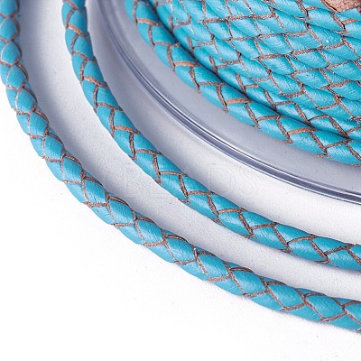 Braided Cowhide Cord WL-I004-5mm-03-1