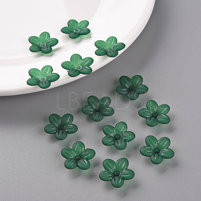 Frosted Acrylic Bead Caps MACR-S371-08A-735-1
