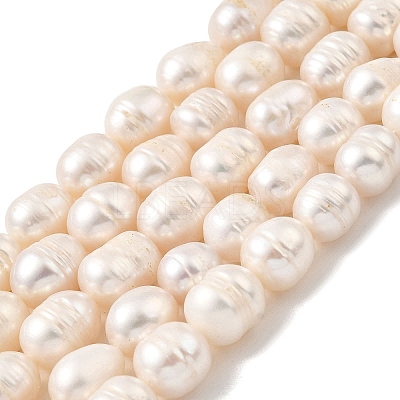 Natural Cultured Freshwater Pearl Beads Strands PEAR-I007-01E-01A-1