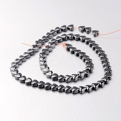 Non-magnetic Synthetic Hematite Bead Strands X-G-F300-22A-09-1