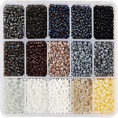 8/0 Glass Seed Beads SEED-NB0001-12A-3mm-1