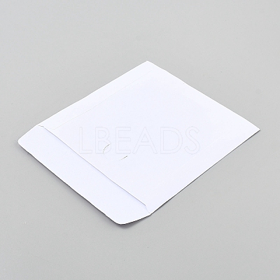 Square Paper CD Storage Bags with Round PP Plastic Visible Window ABAG-WH20001-28-1
