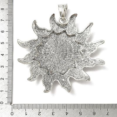 Tibetan Style Alloy Big Pendants FIND-D037-02AS-01-1