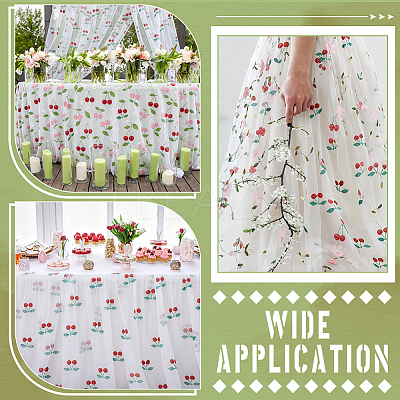 Polyester Mesh Fabrics DIY-ME0003-11-1