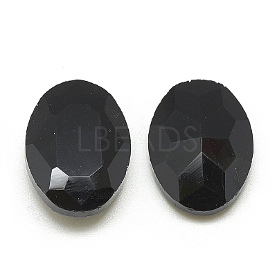Pointed Back Glass Rhinestone Cabochons RGLA-T080-6x8mm-02-1