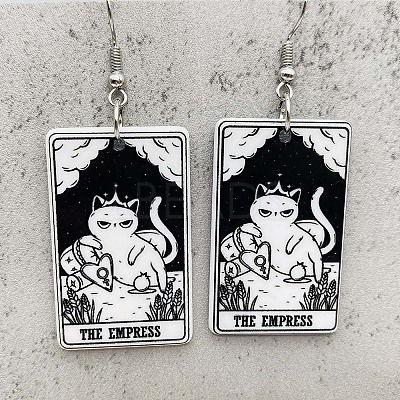 Cartoon Theme Acrylic Dangle Earrings FS-WG40F70-21-1