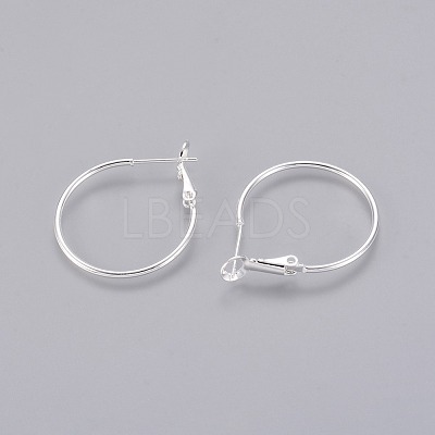 Brass Hoop Earrings EC108-5S-1