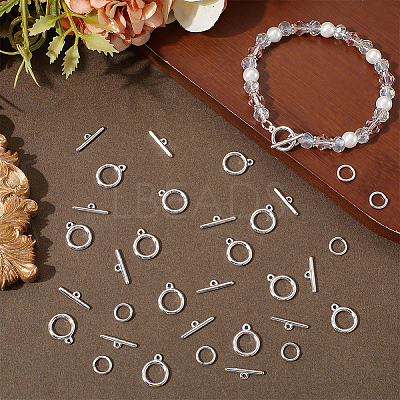 Brass Toggle Clasps KK-BBC0020-97-1
