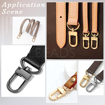 4Pcs Zinc Alloy Swivel Lobster Claw Clasps FIND-SP0005-65P-1