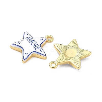 Printed Brass Pendants KK-CBA42CA-08G-02-1