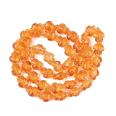Transparent Glass Beads Strands DGLA-N021-02A-08-1