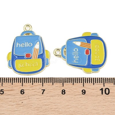 Alloy Enamel Pendants ENAM-L055-01E-02-1