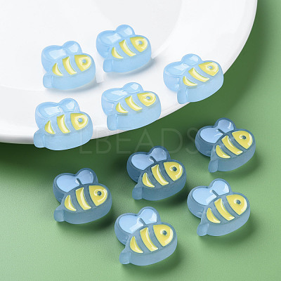 Transparent Acrylic Beads MACR-S374-06B-09-1