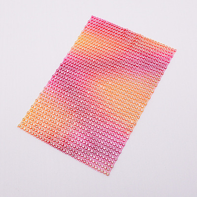 Plastic Elasticity Rhinestone Net LS-KY-WH0020-86J-1