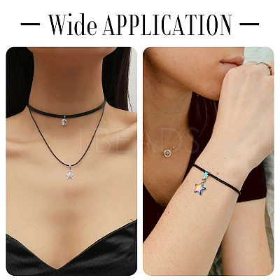 10Pcs 5 Colors 304 Stainless Steel Pendants STAS-TA0006-46-1