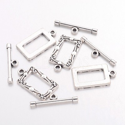 Tibetan Style Alloy Toggle Clasps K0966041-1
