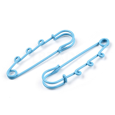 Spray Painted Iron Brooch Findings IFIN-K043-01A-03-1