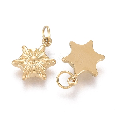 Christmas Ion Plating(IP) 304 Stainless Steel Charms STAS-I164-025G-1